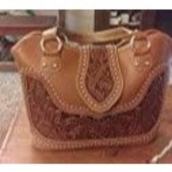 Montana West Women's Western Handbag Tooling Shoulder Bag Concealed Carry Purse - Picture 2 of 16